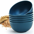 Unbreakable Cereal Bowls 24 oz, Plastic Reusable Light Weight Bowl, Set of 6,Lig
